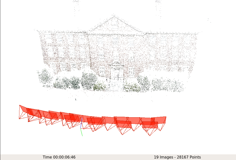 Hình 11: Kết quả Spare reconstruction xây dựng từ 19 góc nhìn.